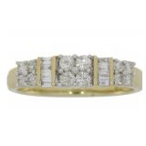NEW 0.50ct Diamond Wedding Band Ring, 2.9g 14KT