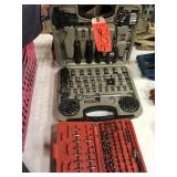 tool set in case, bits in case