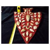 Mounted Arrow Heads