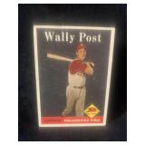Wally Post 1958 Topps card