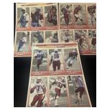 NFL 1993 Cardinals Uncut cards