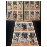 NFL 1993 Browns uncut cards