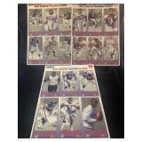 NFL 1993 Giants uncut cards