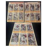 NFL 1993 Chiefs uncut cards