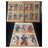 NFL 1993 Buccaneers uncut cards