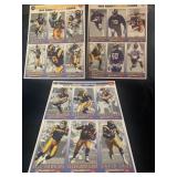NFL 1993 Rams Uncut Cards