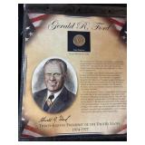 US Presidents Coin Collection Dollar and stamps