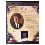 US Presidents Coin Collection Dollar and stamps