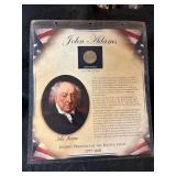 US Presidents Coin Collection Dollar and stamps