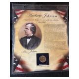 US Presidents Coin Collection Dollar and stamps