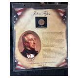 US Presidents Coin Collection Dollar and stamps
