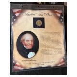 US Presidents Coin Collection Dollar and stamps
