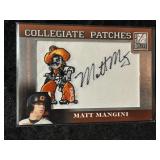 Matt mangini Collegiant Patches