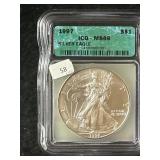 Graded Silver eagle