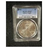 Graded Silver eagle
