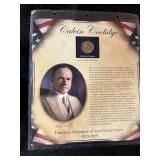 US Presidents Coin Collection Dollar and stamps