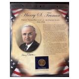 US Presidents Coin Collection Dollar and stamps