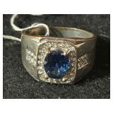 Sterling Silver Ring with stones