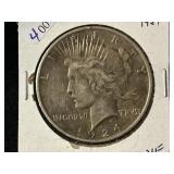 Peace Silver dollar