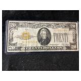$20.00 Gold Certificate