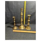 Brass candlesticks