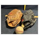 Baseball gloves