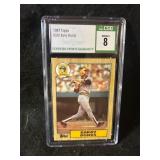Barry Bonds Graded Rookie Card