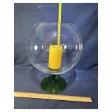 Large Italian Green base Vase