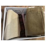Fabric and burlap remnants