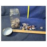 Rocks/Stones in a jar