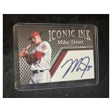 MIke Trout Facsimile Card