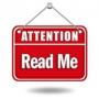 Stop and read for ALL pickup information Stop and read for ALL pickup information