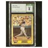 Barry Bonds graded rookie card Barry Bonds graded rookie card