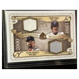Wade boggs and Kevin Youkilis relice card Wade boggs and Kevin Youkilis relice card