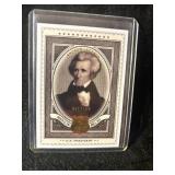 Andrew Jackson Numbered Card Andrew Jackson Numbered Card