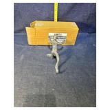 Wall hook or key holder, cast aluminum Wall hook or key holder, cast aluminum
