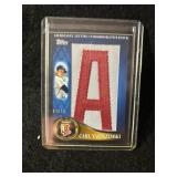 Carl Yastrzmski numbered Carl Yastrzmski numbered