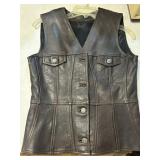 Leather vest, made in Brazil Leather vest, made in Brazil