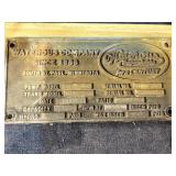 Firetruck plaque Firetruck plaque