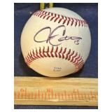 Autographed baseball Autographed baseball