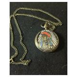 American Indian Pocket watch
