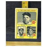 Babe Ruth, Hank Aaron, Willie Mayes