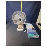 Fan and heating pad