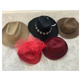 Ladies hats appear to be 7ish's