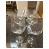 Large wine glasses