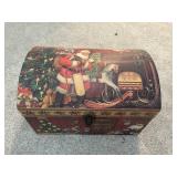 Christmas box full of balls