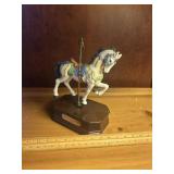 Musical carousel horse