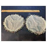 Beaded doily