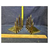Brass bookends