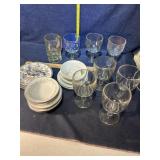 Glass and plates